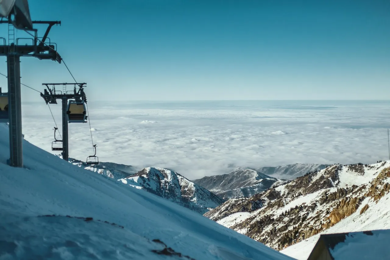 Above the clouds at Shymbulak