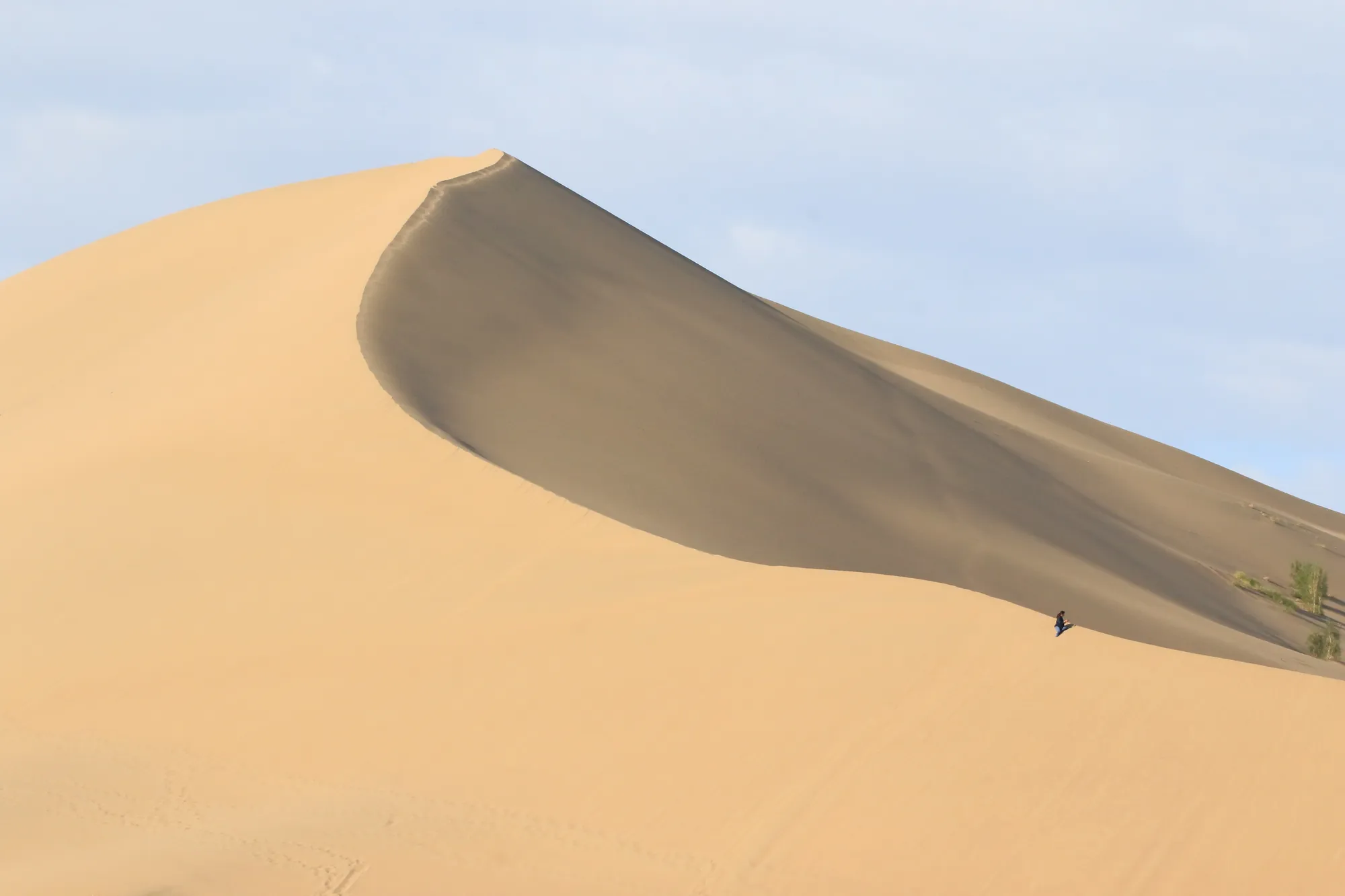 The crest of the Singing Dune