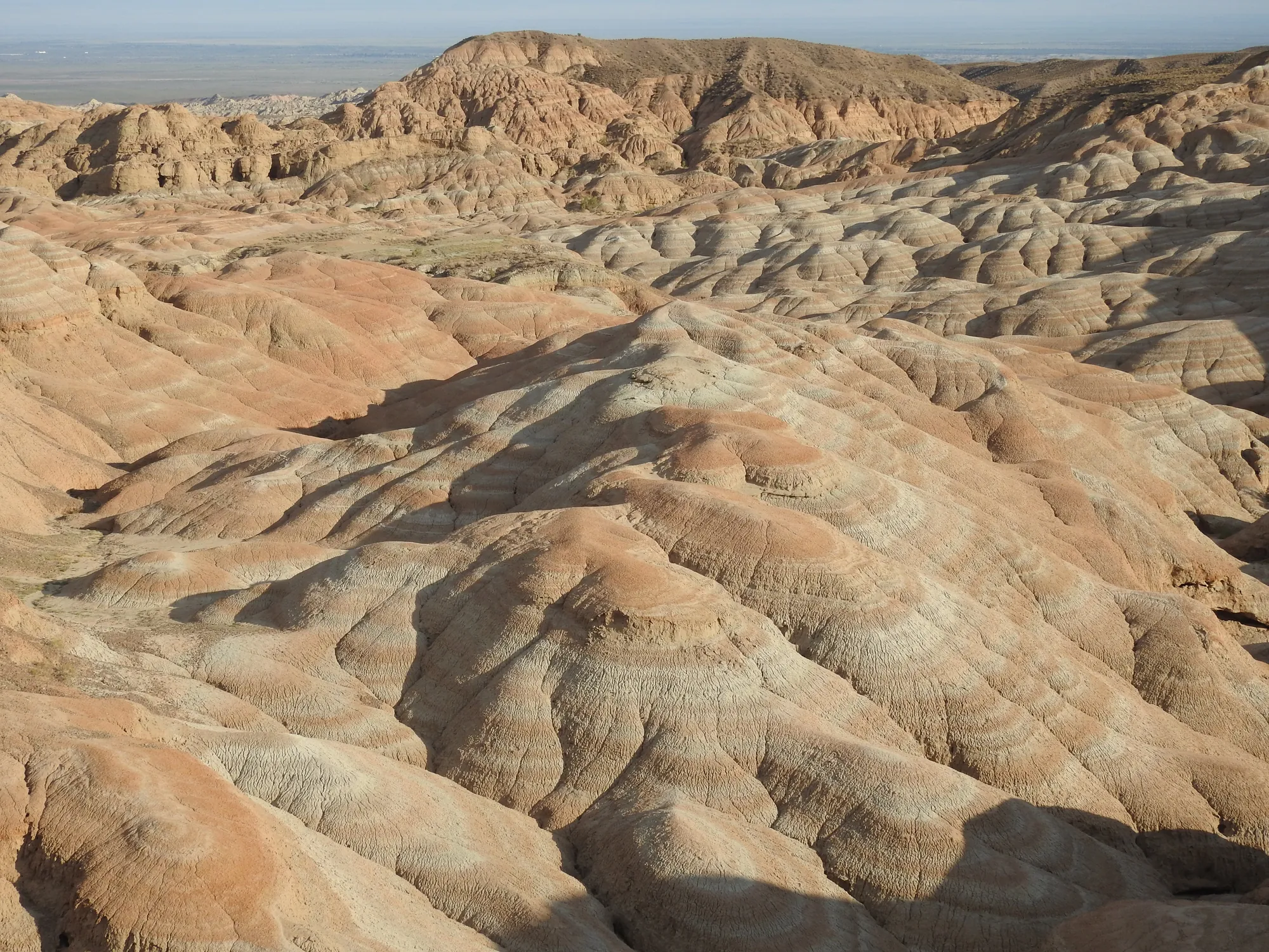 Weathered clay hills in Altyn-Emel