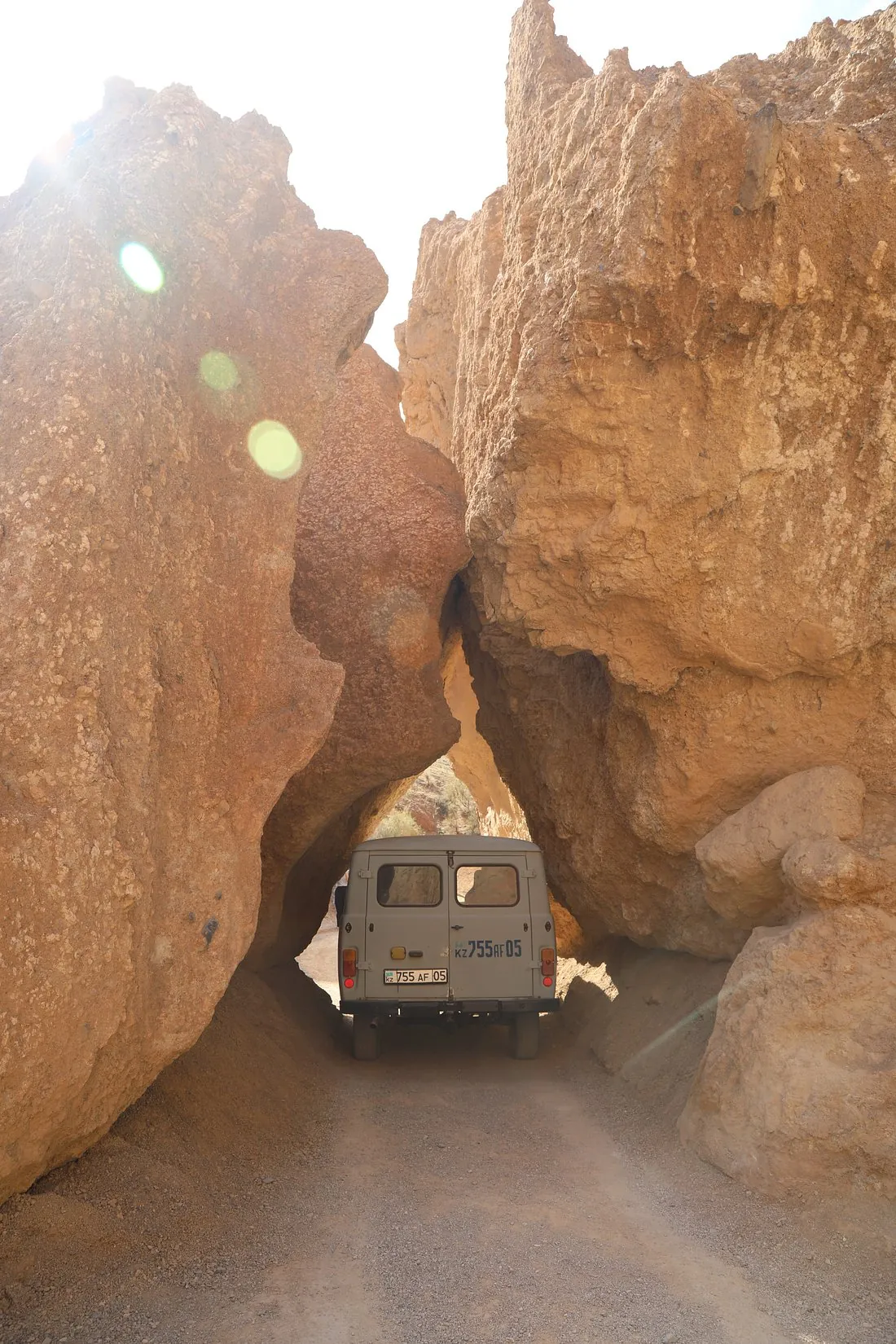 The eco taxi through Charyn Canyon