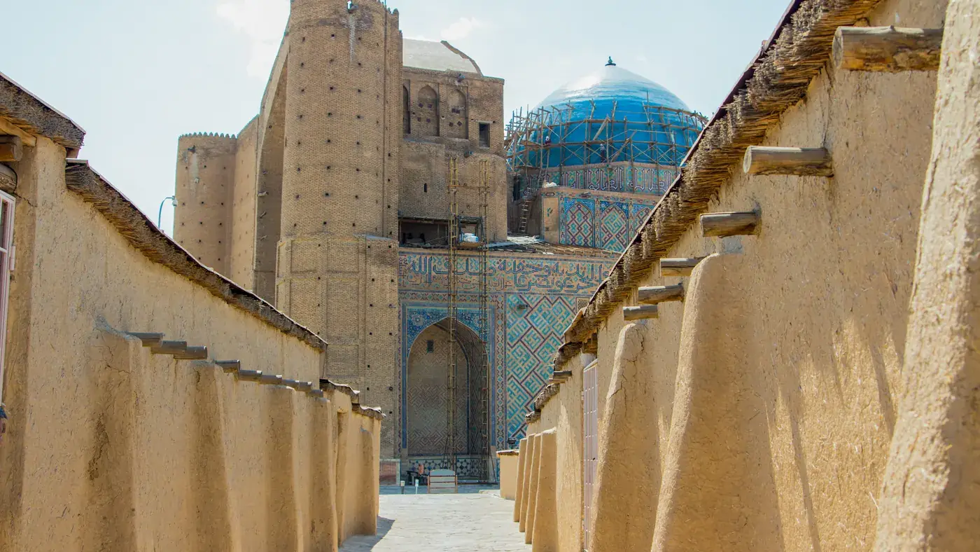 The Mausoleum of Khoja Ahmed Yasawi in Turkistan